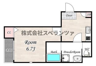 南大阪ミカーサの物件間取画像